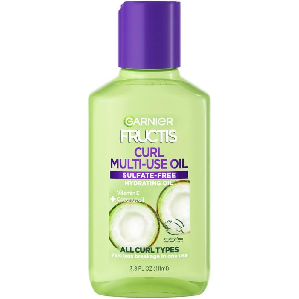 Garnier Fructis Curl Multi-Use Hydrating Oil For All Curl Types, 3.8 Fluid Ounces