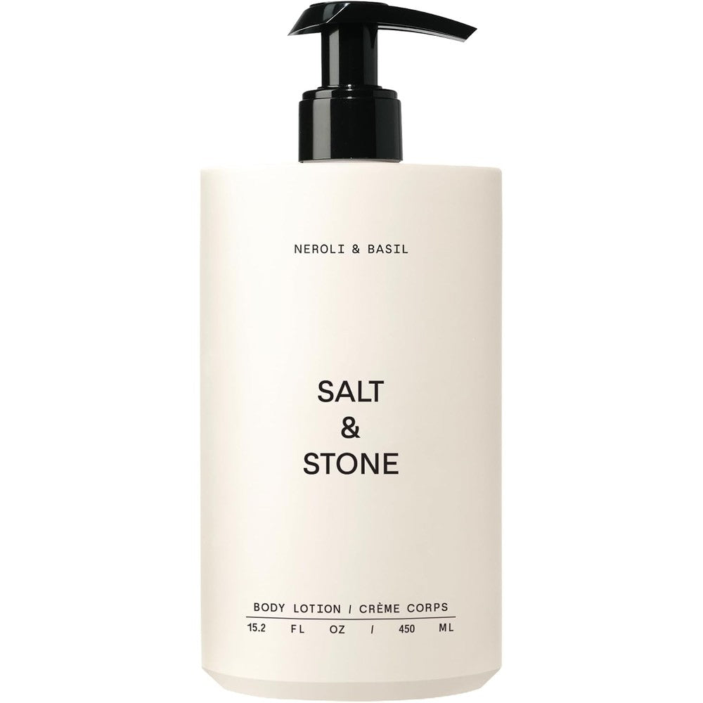 Salt And Stone Body Lotion For Women And Men Vegan Neroli And Basil 15.2 Fluid Ounces Hydrating And Nourishing Moisturizer