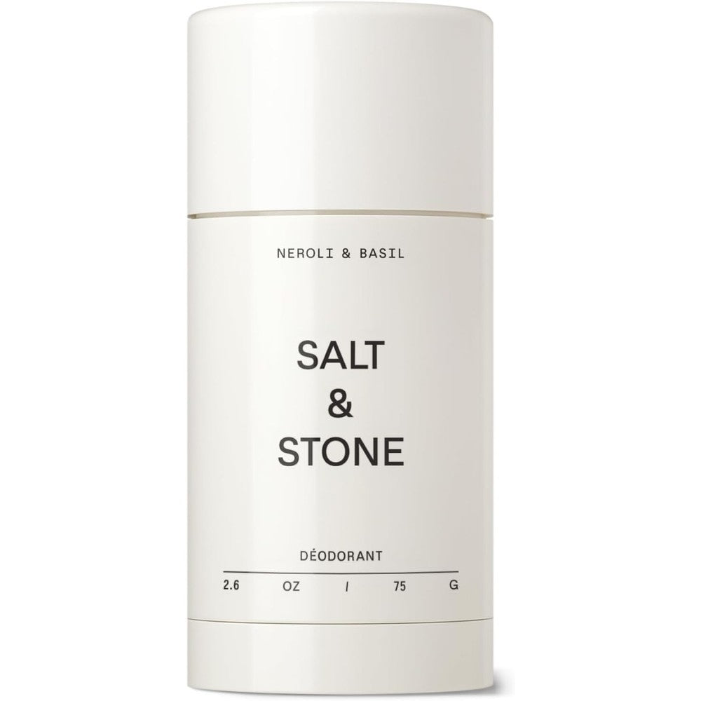 Salt And Stone Aluminum-Free Deodorant For Women And Men Neroli And Basil 2.6 Ounces Extra Strength 48 Hour Protection