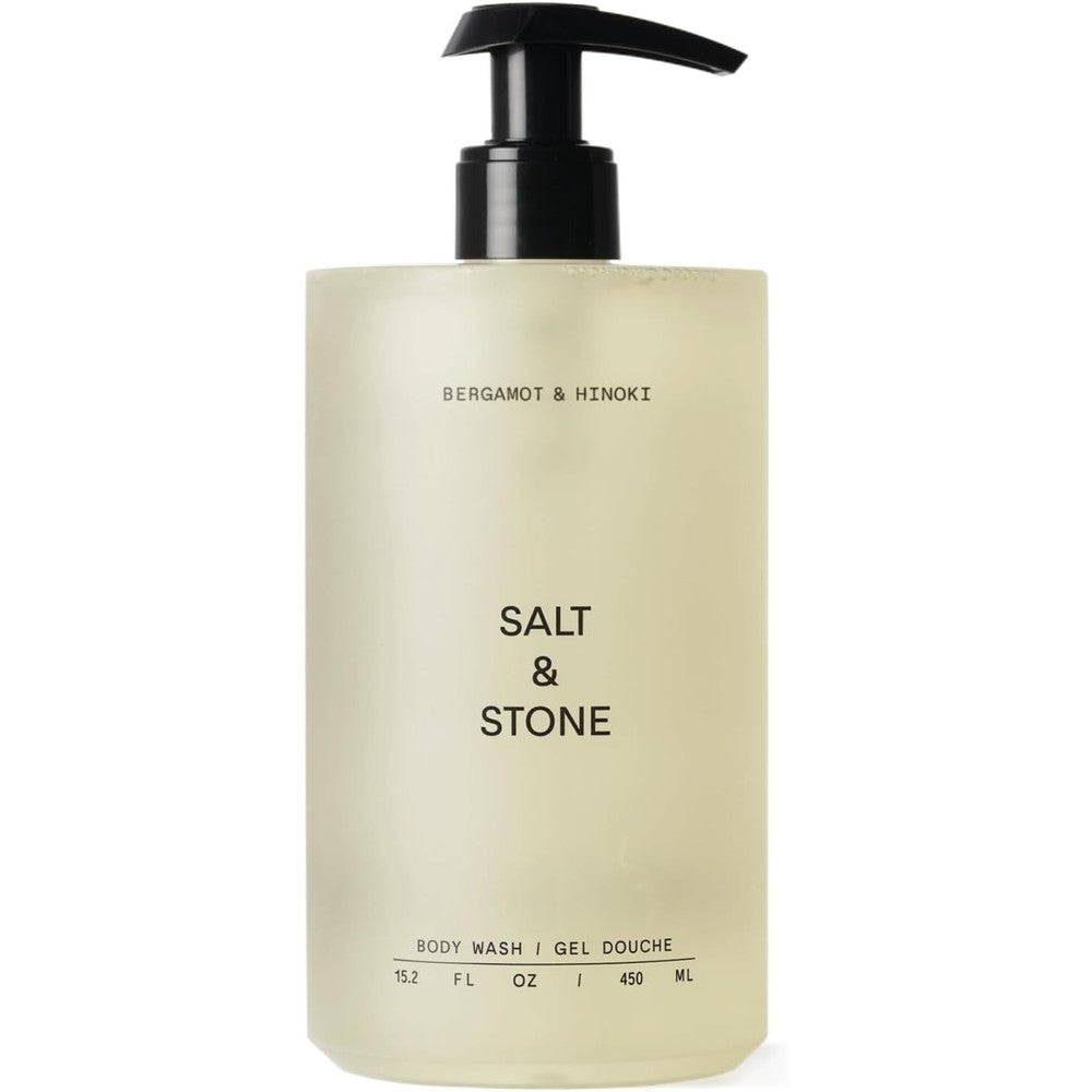 Salt And Stone Bergamot And Hinoki Body Wash For Women And Men 15.2 Fluid Ounces Sulfate Free Hydrating Gel Cleanser