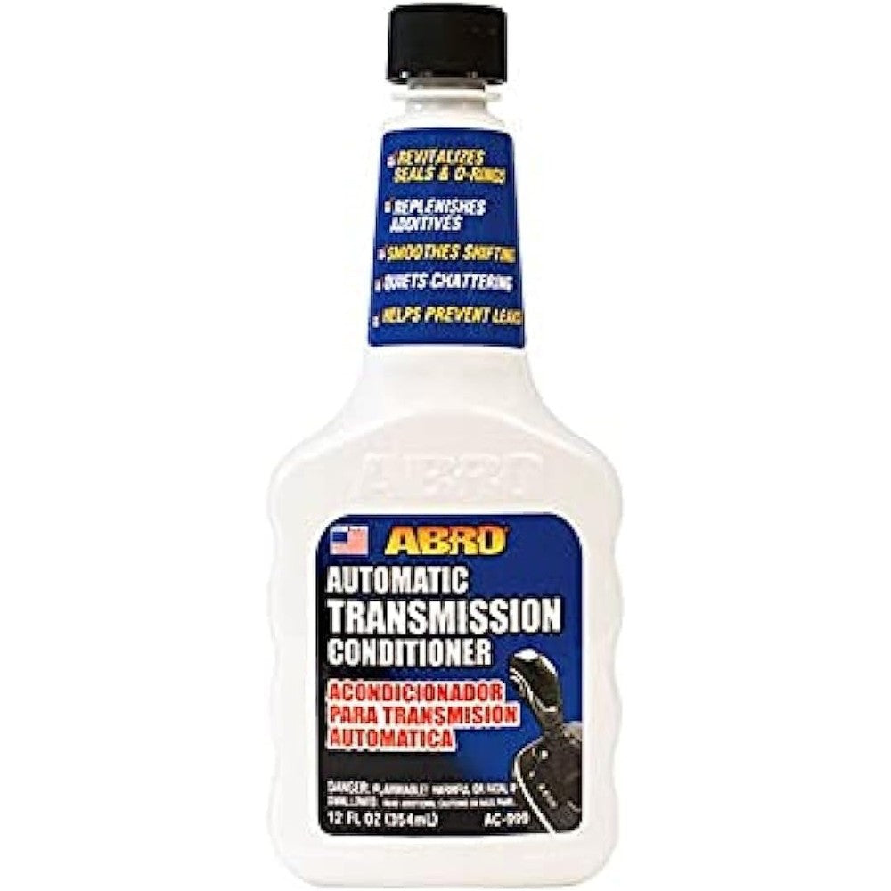 ABRO Automatic Transmission Conditioner For Quieting Chattering And Replenishing Additives Twelve Fluid Ounces