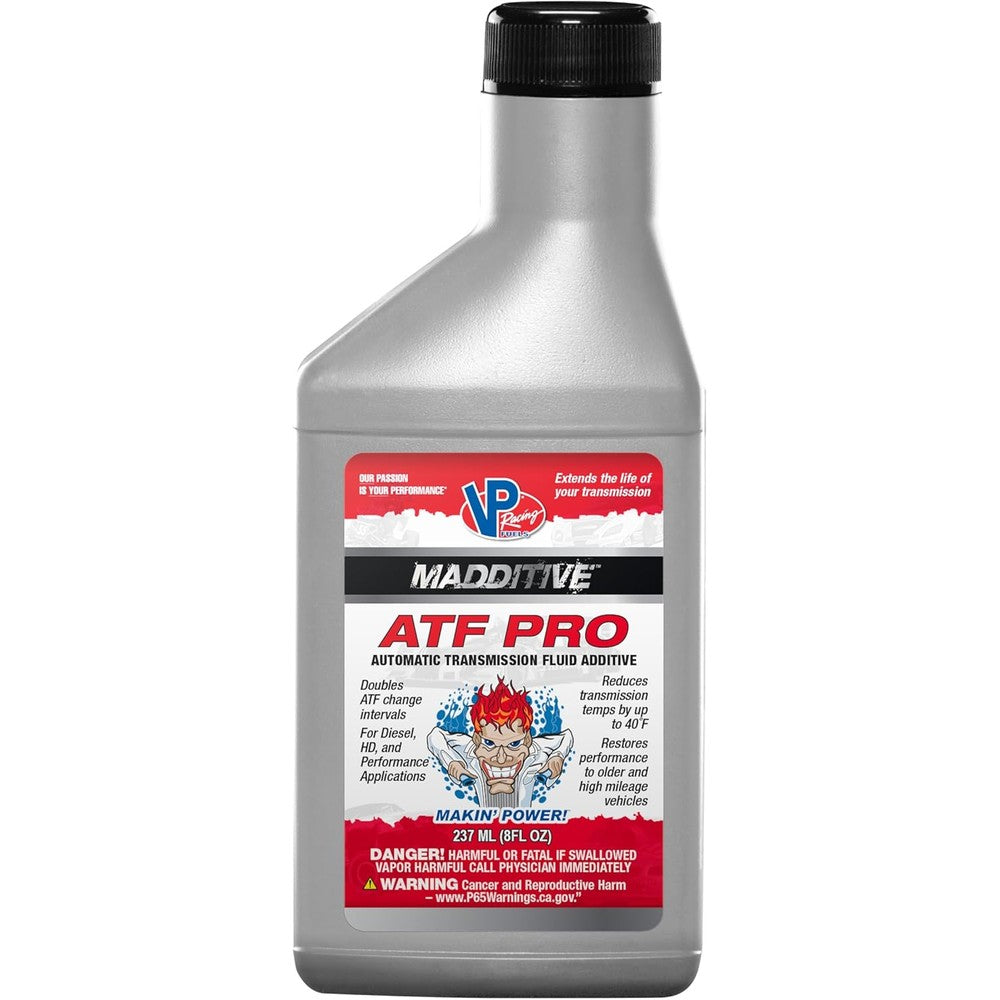 VP Racing Fuels ATF PRO Automatic Transmission Fluid Additive For High Performance And Heavy Duty Vehicles Eight Ounce Pack Of Nine