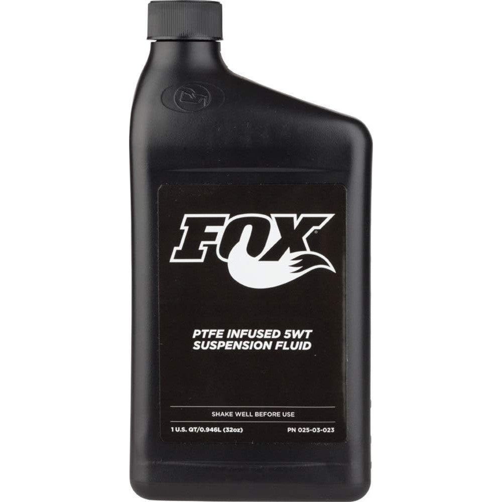 FOX Factory 5 Weight Damper Fluid 1 Quart PTFE Infused Fluid Suspension Repair For Fork And Shock Rebuilds