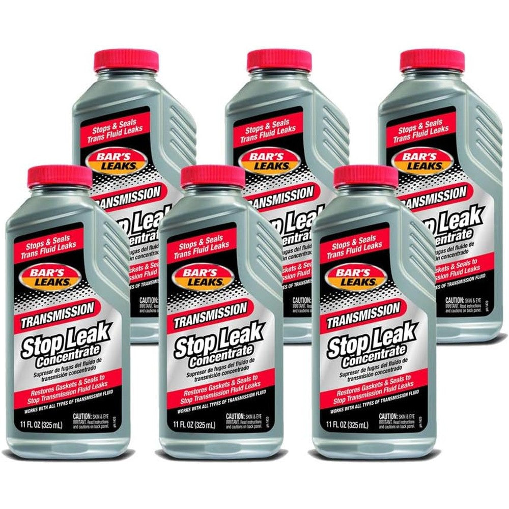 Bar's Leaks Transmission Stop Leak Concentrate 11 Fluid Ounces Pack Of 6 For Automatic Manual And CVT Transmissions