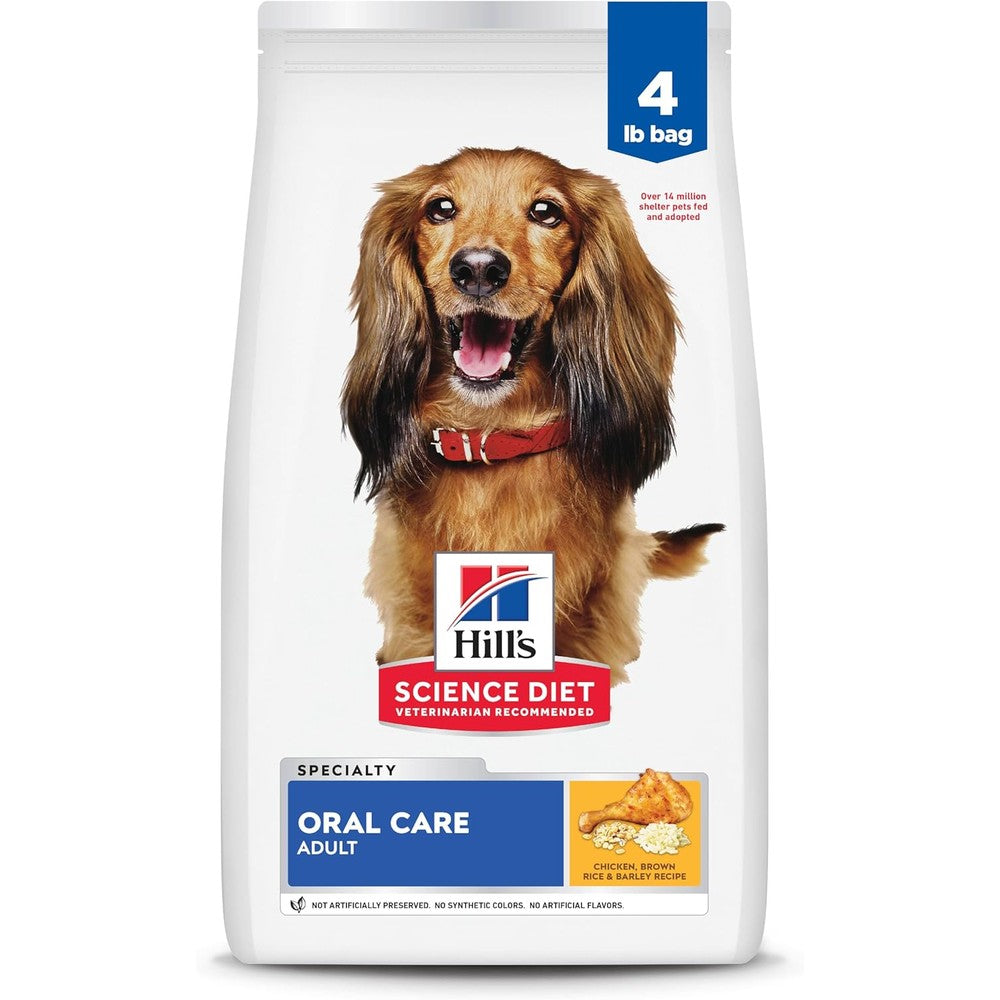 Hill's Science Diet Adult Oral Care Dry Dog Food For Dental Health Chicken Recipe 1.8 Kilograms