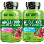 NATURELO Whole Food Multivitamin For Women And Men Bundle 120 Capsules Each