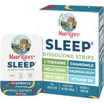 MaryRuth's Sleep Dissolving Strips With Melatonin 5 Milligrams L-Theanine Chamomile And Valerian Root Cranberry Flavor 30 Count