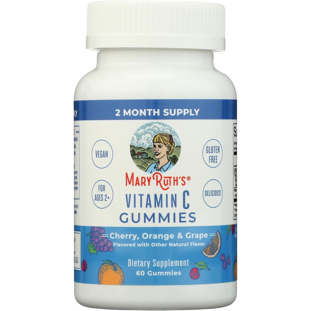 MaryRuth's Organics Vitamin C Gummies For Adults And Kids Immune Support 60 Servings