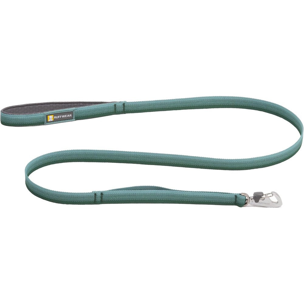 Ruffwear Front Range Dog Leash Heavy Duty Everyday Walking Lead With Padded Ergonomic Handle And Locking Crux Clip River Rock Green 5 Feet