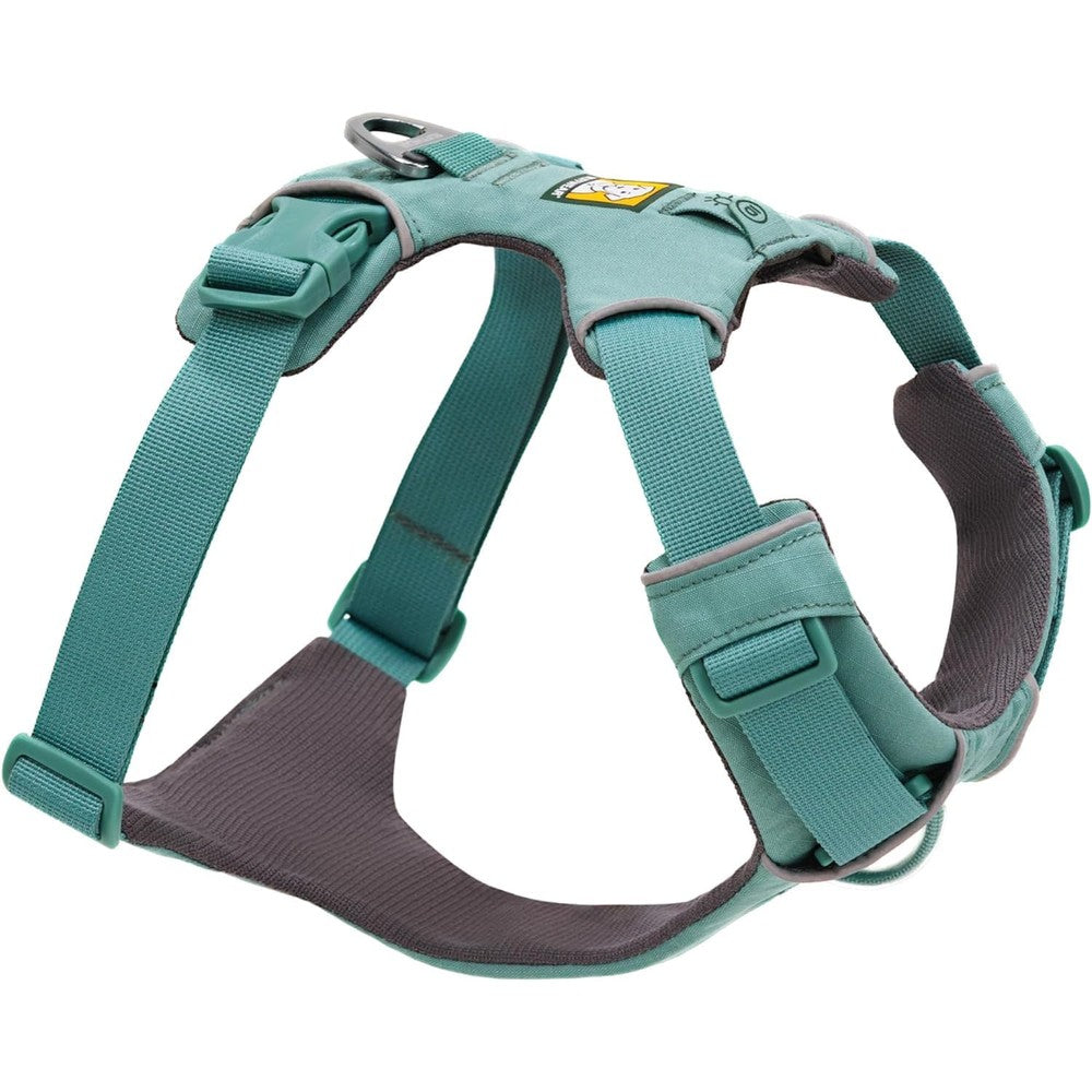 Ruffwear Front Range Dog Harness Reflective Soft Padded Everyday Harness For Training And Walking River Rock Green Medium Size