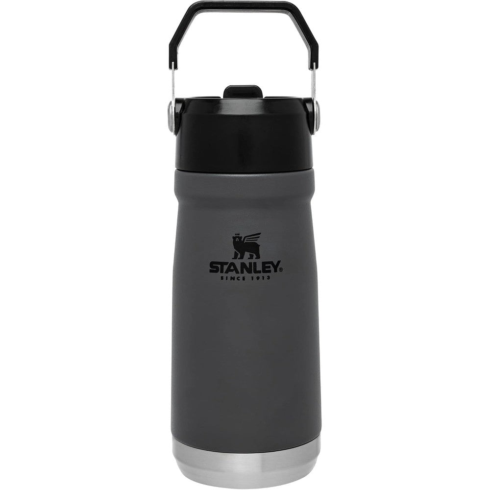Stanley IceFlow Flip Straw Insulated Stainless Steel Leak Resistant Travel Water Bottle For Sports And Commuting Charcoal 17 Ounce