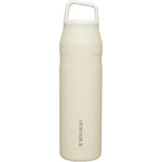 Stanley IceFlow Cap And Carry Insulated Stainless Steel Water Bottle Wide Mouth Twist Lid Cream Glimmer Thirty Six Ounce
