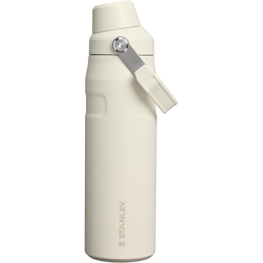 Stanley IceFlow Fast Flow Water Bottle Lightweight Insulated Stainless Steel Tumbler With Angled Spout Lid Cream 24 Ounce