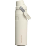Stanley IceFlow Fast Flow Water Bottle Lightweight Insulated Stainless Steel Tumbler With Angled Spout Lid Cream 24 Ounce