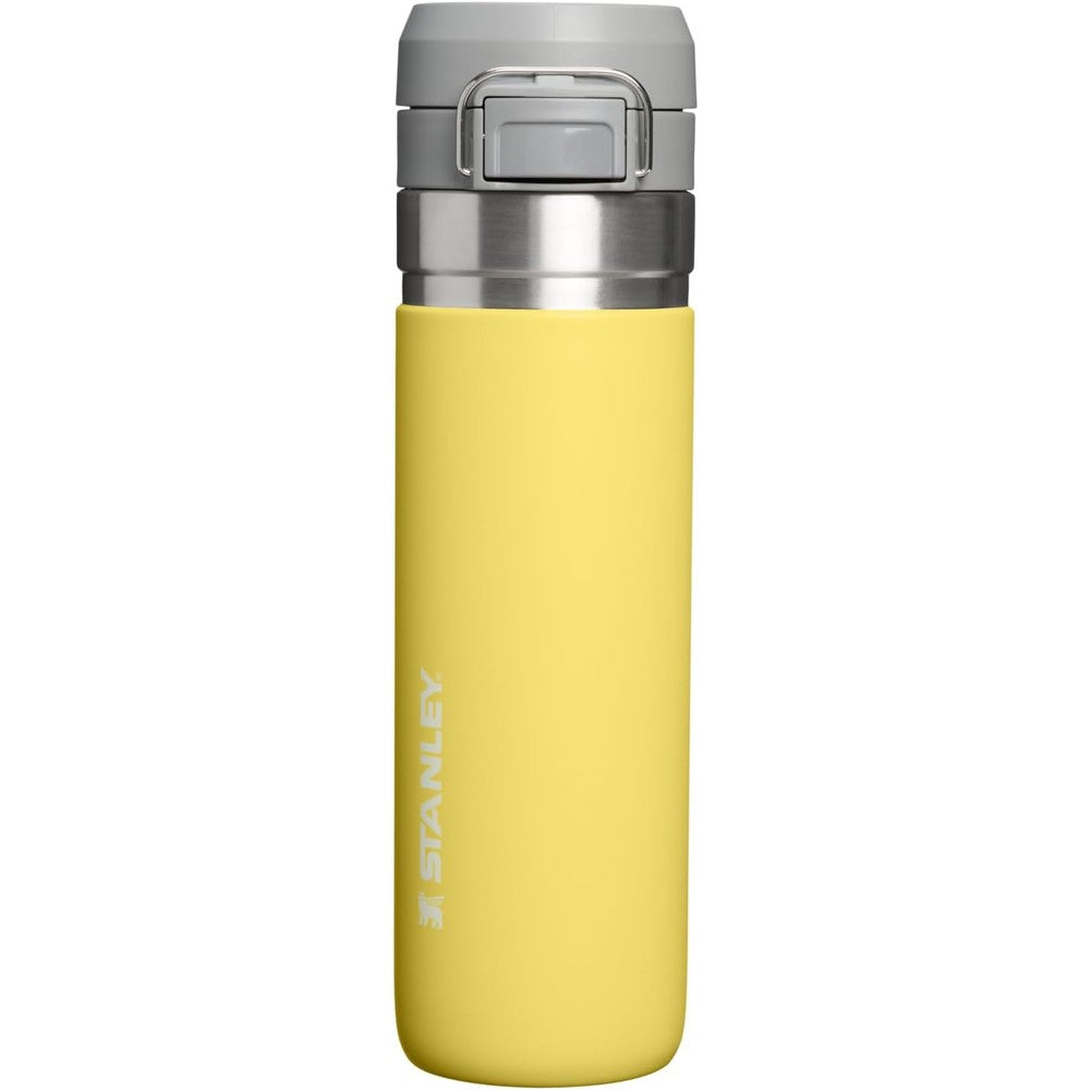 Stanley Quick Flip GO Insulated Stainless Steel Leakproof Travel And Sports Water Bottle With Push Button Lid Daffodil 24 Ounce