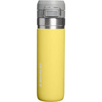 Stanley Quick Flip GO Insulated Stainless Steel Leakproof Travel And Sports Water Bottle With Push Button Lid Daffodil 24 Ounce