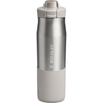 Stanley Vitalize Tempo Bottle Twenty Four Ounce Lightweight Stainless Steel Vacuum Insulated Water Bottle In Stainless Steel Ash