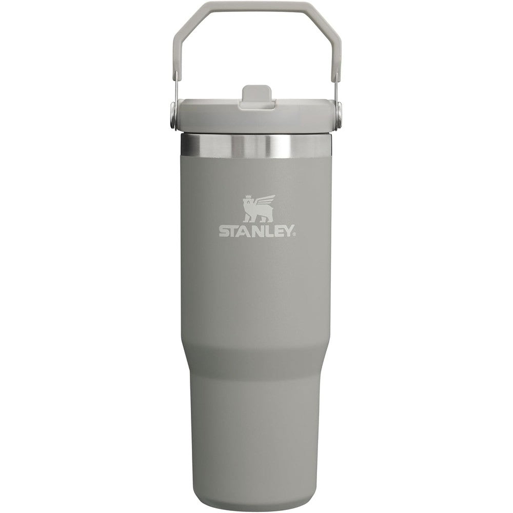 Stanley IceFlow Stainless Steel Vacuum Insulated Tumbler Reusable Water Bottle With Flip Straw Ash Thirty Ounce