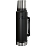 Stanley Classic Legendary Vacuum Bottle Insulated Stainless Steel Thermos Flask For Hot And Cold Beverages Matte Black One Quart