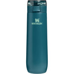 Stanley Flowstate Spring Bottle Leakproof Double Wall Vacuum Insulated Stainless Steel Water Bottle With Carry Strap Coastal Teal 20 Ounce