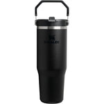 Stanley IceFlow 2.0 Flip Straw Tumbler With Handle 30 Ounce Double Wall Vacuum Insulated Stainless Steel Water Bottle Matte Black 2.0