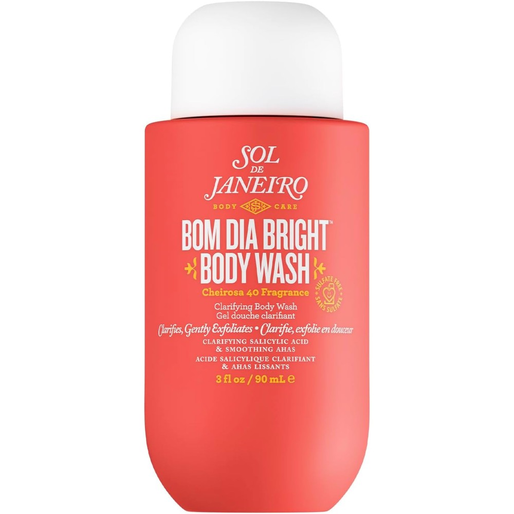 Sol de Janeiro Bom Dia Bright Clarifying AHA BHA Body Wash Cheirosa 40 Scent 3 Fluid Ounce