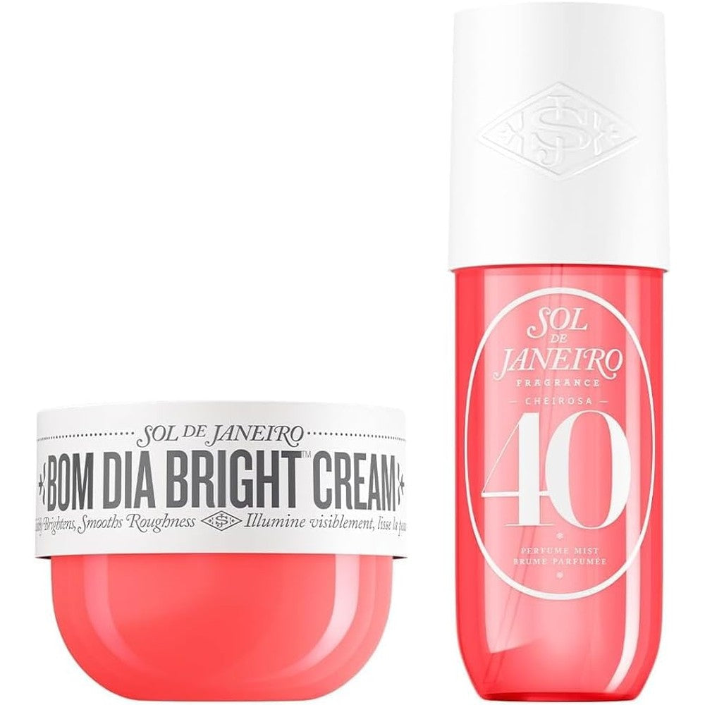Sol de Janeiro Bom Dia Bright Body Cream And Cheirosa 40 Hair And Body Fragrance Mist Duo 240ml 8.1 Fluid Ounce