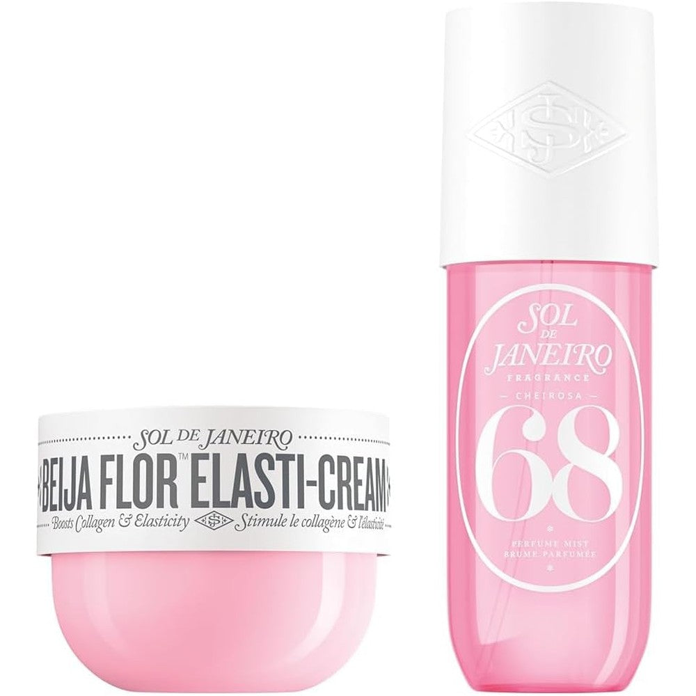 Sol de Janeiro Collagen Boosting Beija Flor Elasti-Cream and Cheirosa 68 Hair and Body Fragrance Mist Duo 8.1 Fluid Ounce