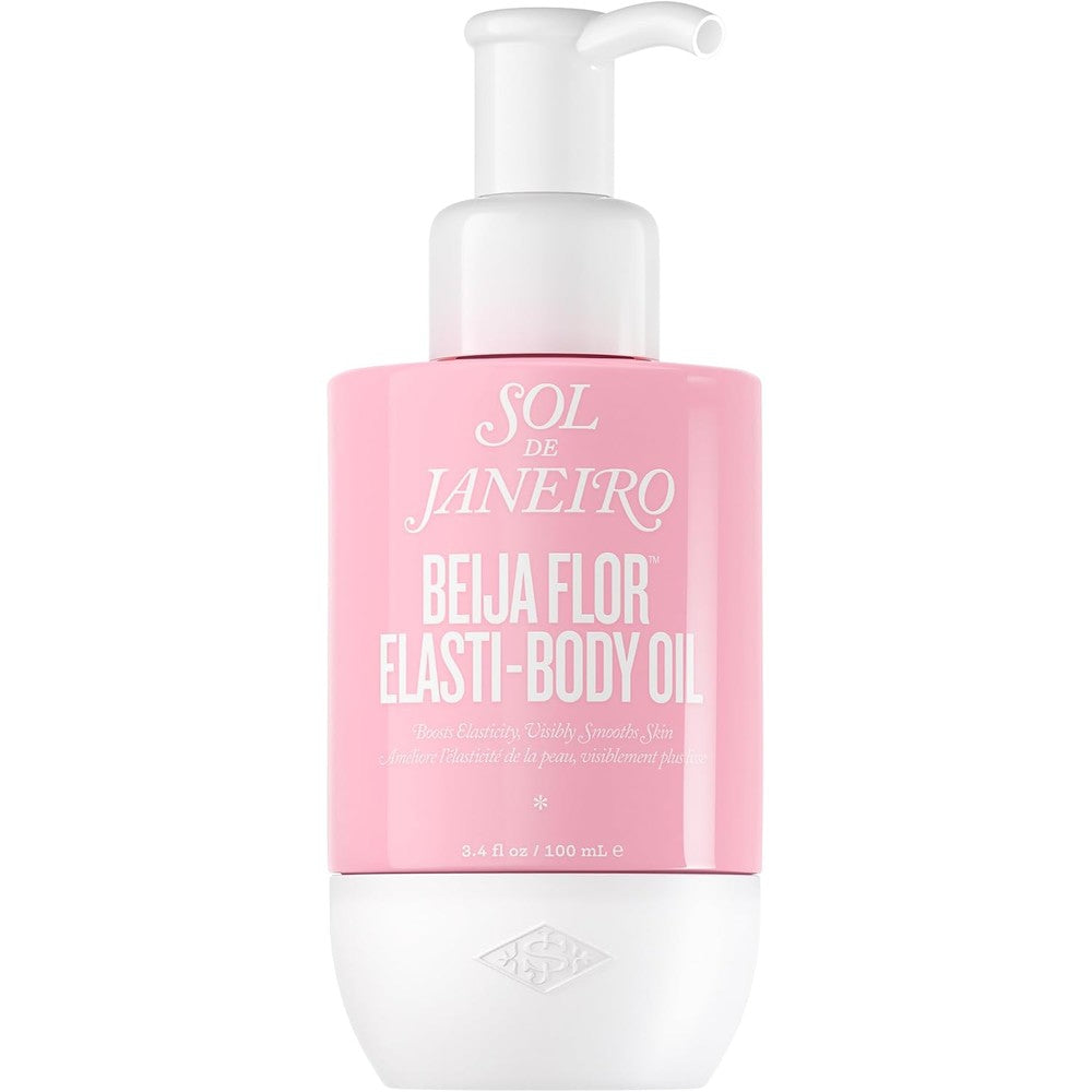 Sol De Janeiro Beija Flor Elasti Body Oil Nourishing Skin Elasticity Booster With Cacay Oil And Vegan Collagen 100 Milliliter