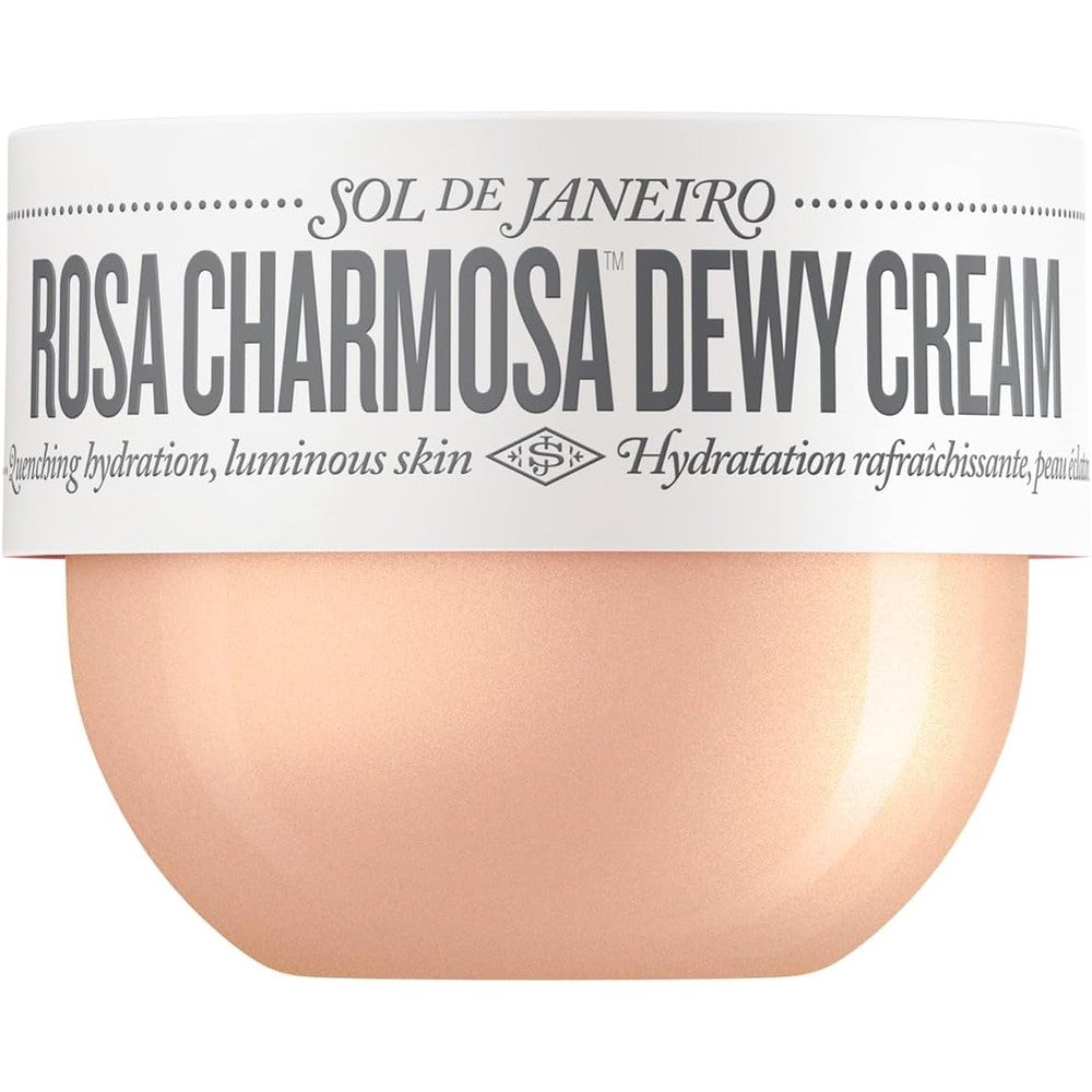 Sol De Janeiro Rosa Charmosa Dewy Body Cream Scented With Cheirosa 91 For Radiant Skin 75 Milliliters