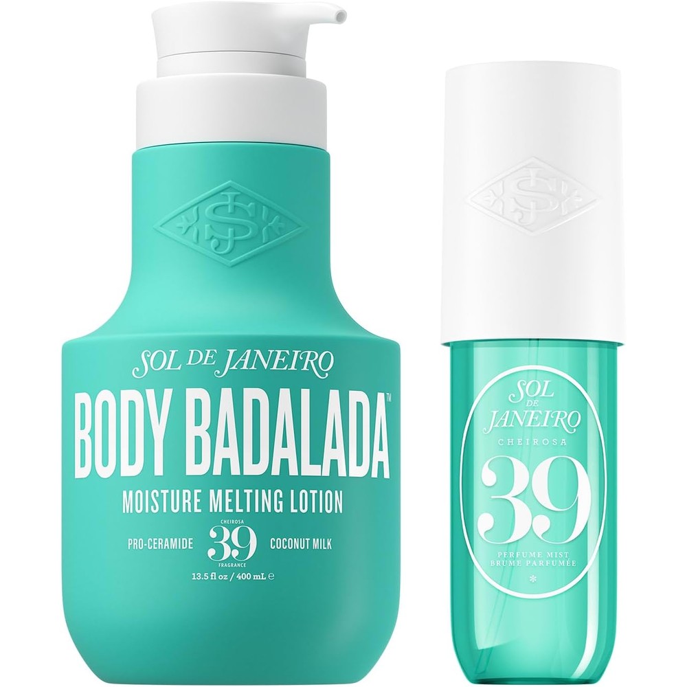 Sol De Janeiro Body Badalada Moisture Melting Body Lotion And Cheirosa 39 Perfume Mist 13.5 Fluid Ounce