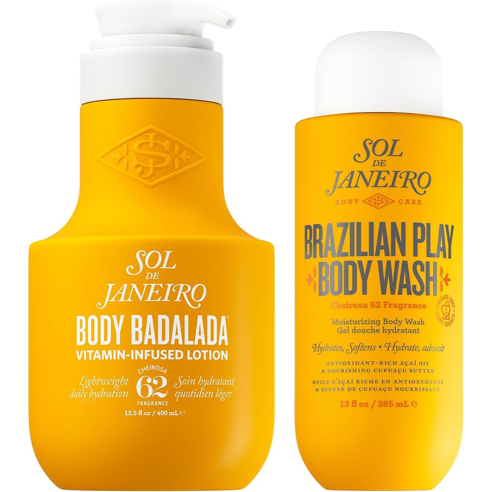 Sol de Janeiro Head Turning Hydration Body Wash And Lotion Bundle Cheirosa 62 Scent