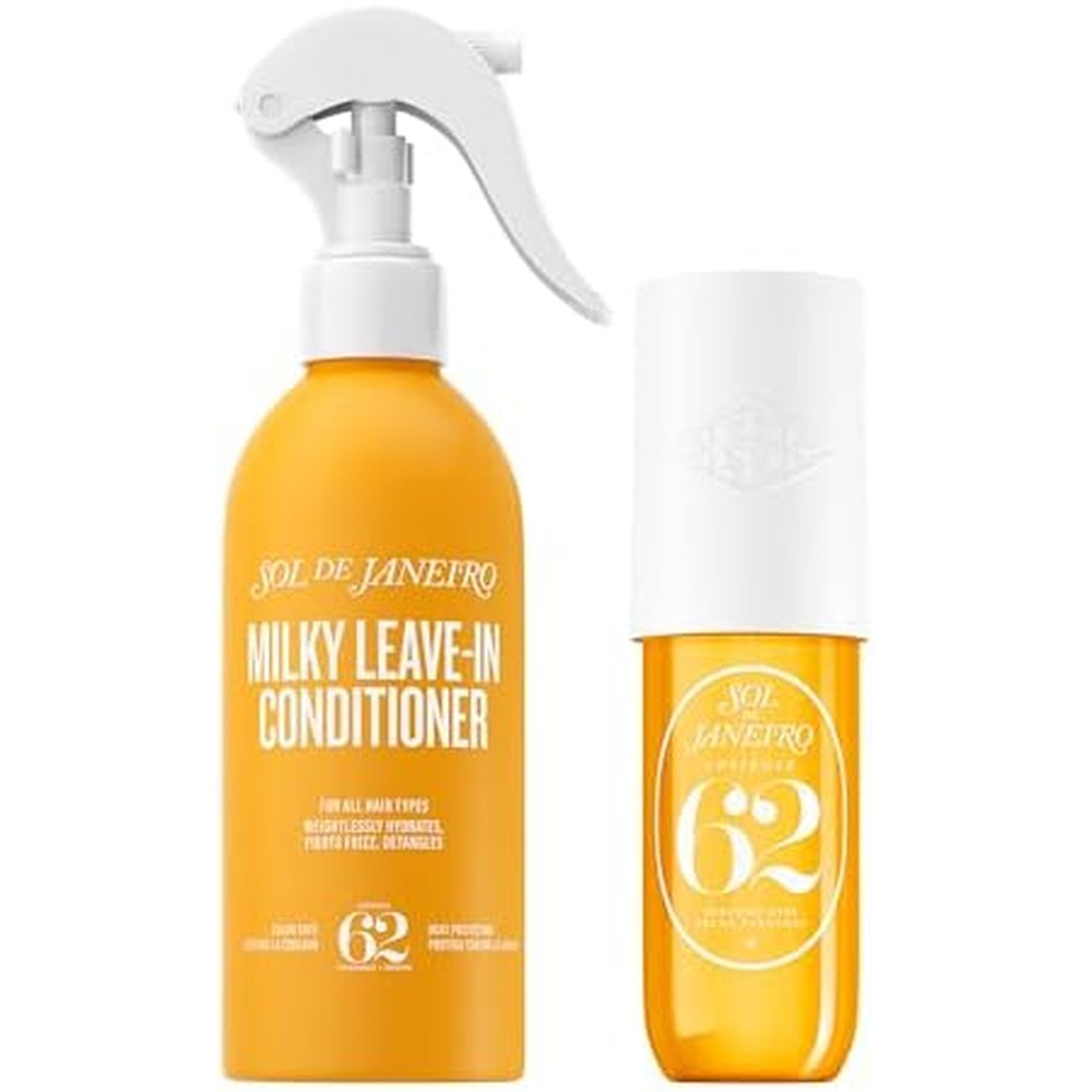 Sol de Janeiro Cheirosa 62 Milky Leave-In Conditioner and Cheirosa 62 Hair and Body Perfume Mist Duo
