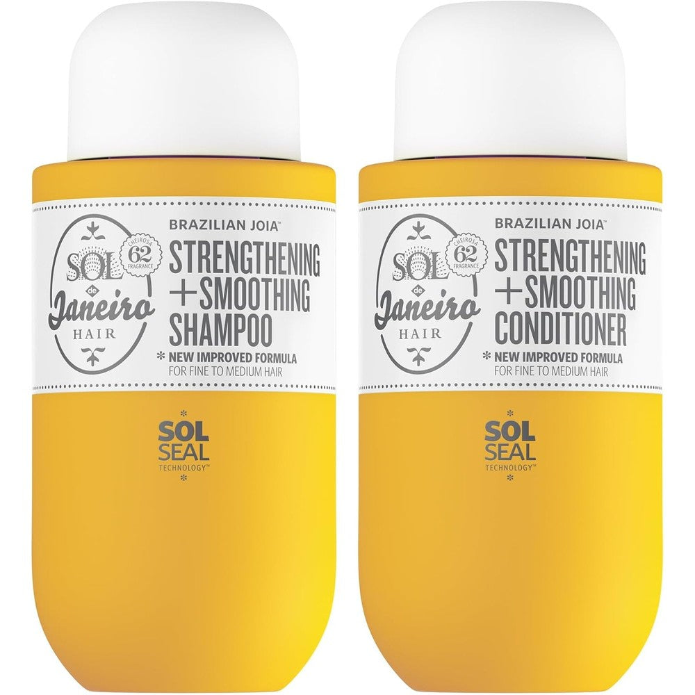 Sol De Janeiro Brazilian Joia Damage Repairing Shampoo And Conditioner Set With Sol Seal Technology For Damaged Hair