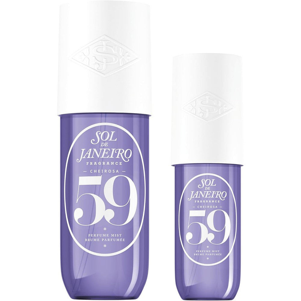 Sol De Janeiro Cheirosa 59 Hair And Body Fragrance Mist Home And Away Bundle 8.1 Fluid Ounce And 3 Fluid Ounce Duo