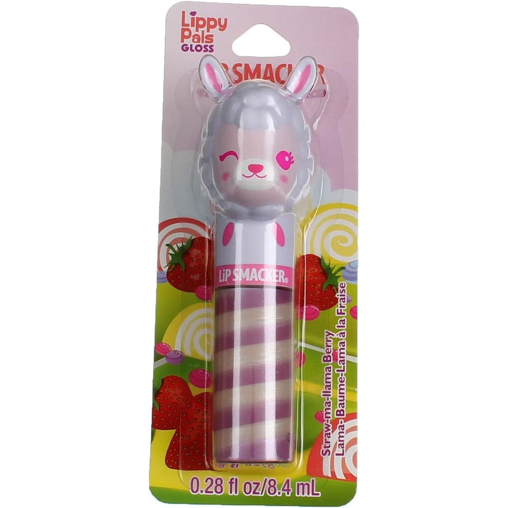 Lip Smacker Lippy Pals Swirls Llama Straw-Ma-Llama Berry Flavored Moisturizing Lip Balm 0.14 Ounce
