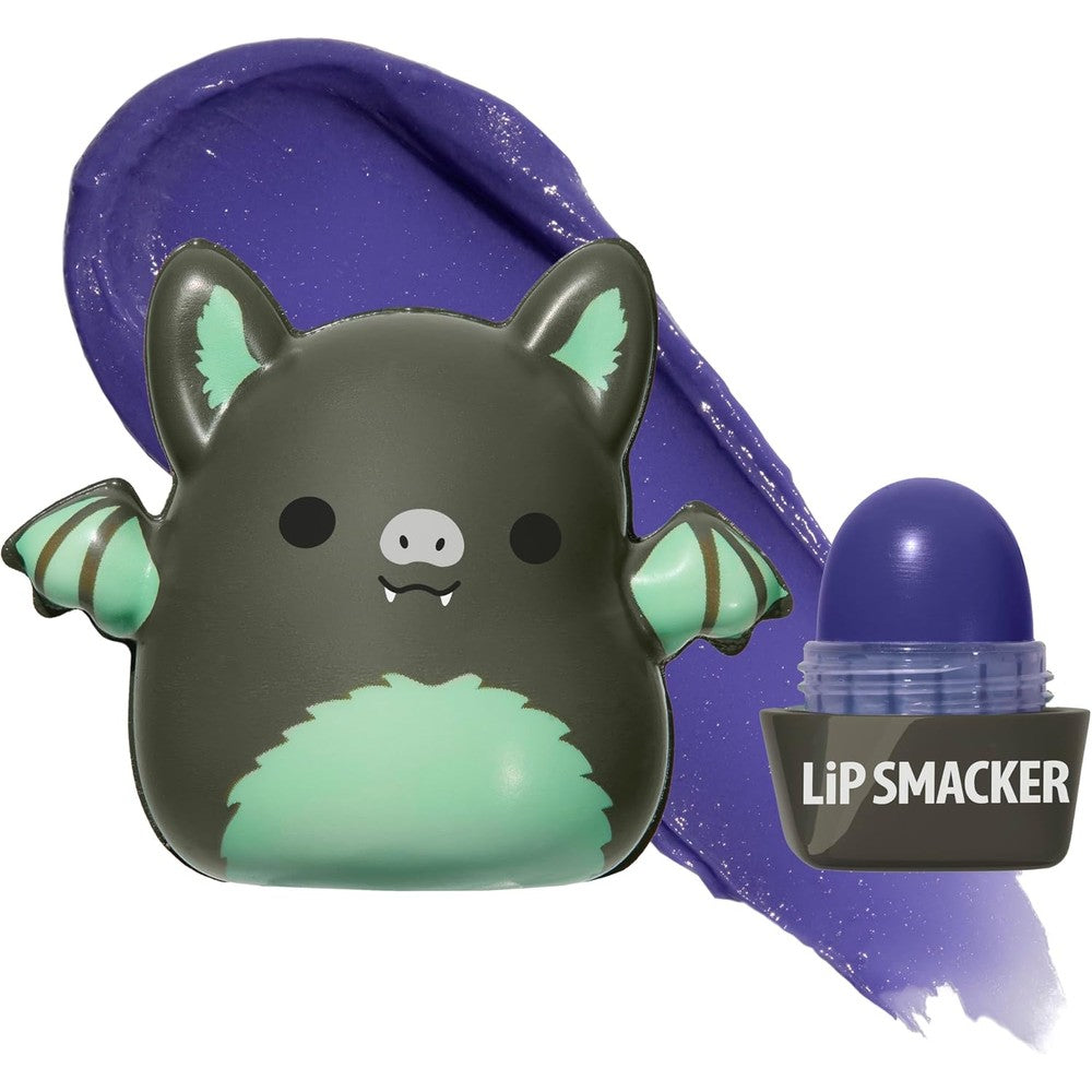Lip Smacker Squishmallows Moisturizing Lip Balm Aldous The Bat Blackberry Flavored Hydration 0.2 Ounce