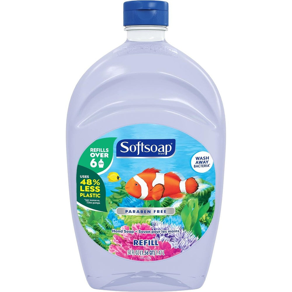 Softsoap Liquid Hand Soap Refill Aquarium Series Fresh Scent 32 Fluid Ounce Bottle