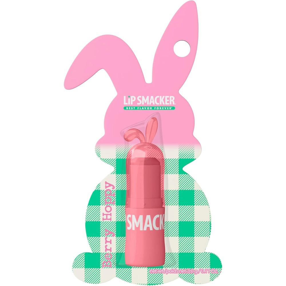 Lip Smacker Bunny Moisturizing Lip Balm Berry Hoppy Collectible Bunny Shape