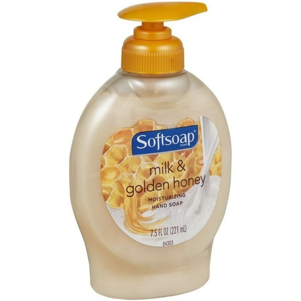 Softsoap Elements Milk Protein And Honey Moisturizing Hand Soap 7.5 Fluid Ounces Pack Of 2