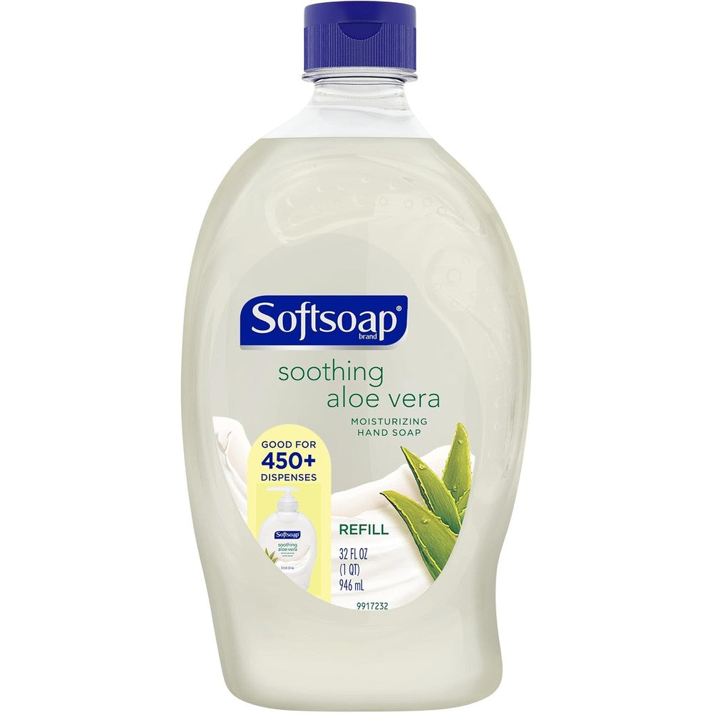 Softsoap Liquid Hand Soap Refill, Soothing Aloe Vera Moisturizing Formula, 32 Fluid Ounce