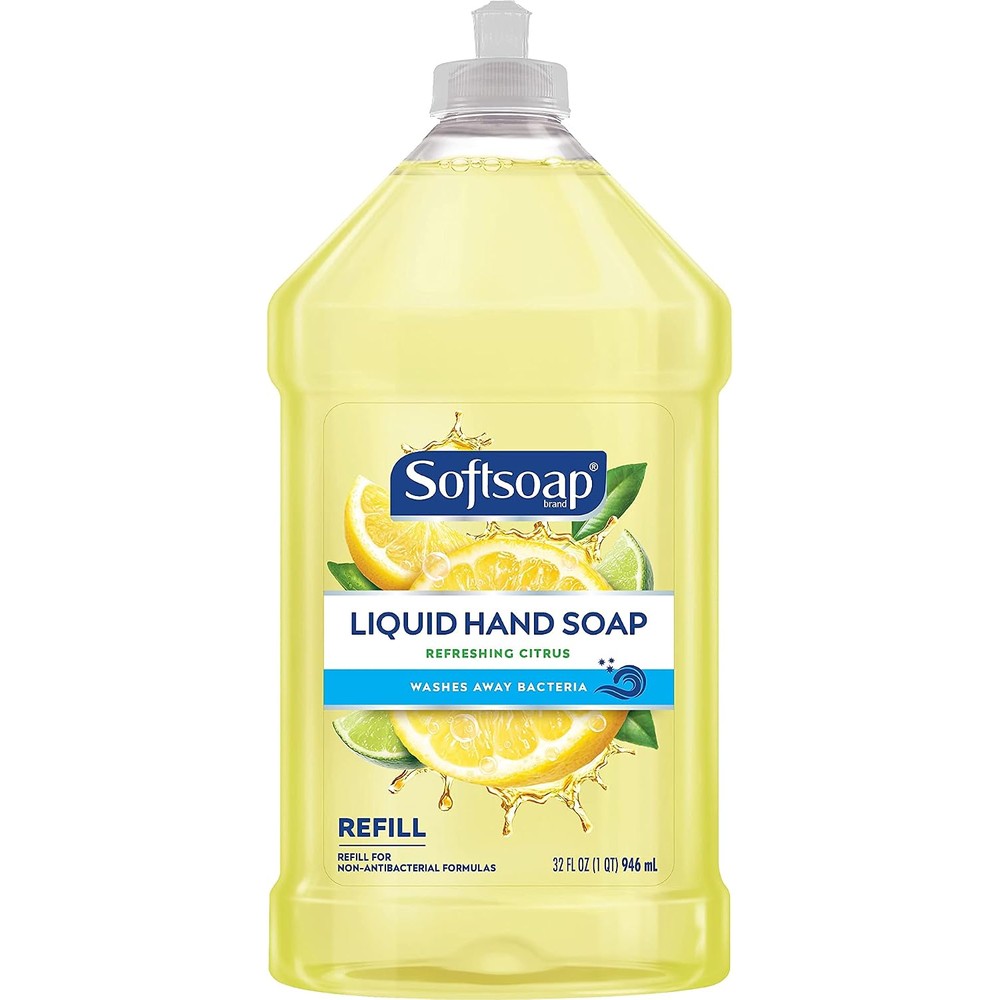 Softsoap Liquid Hand Soap Refill, Refreshing Citrus Scent with Lemon - 32 Fluid Ounce